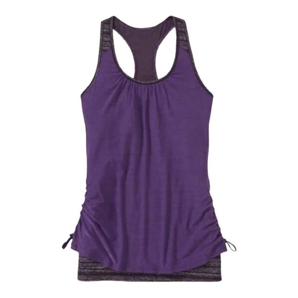 Athleta Purple Royal Pigeon Racerback Tank